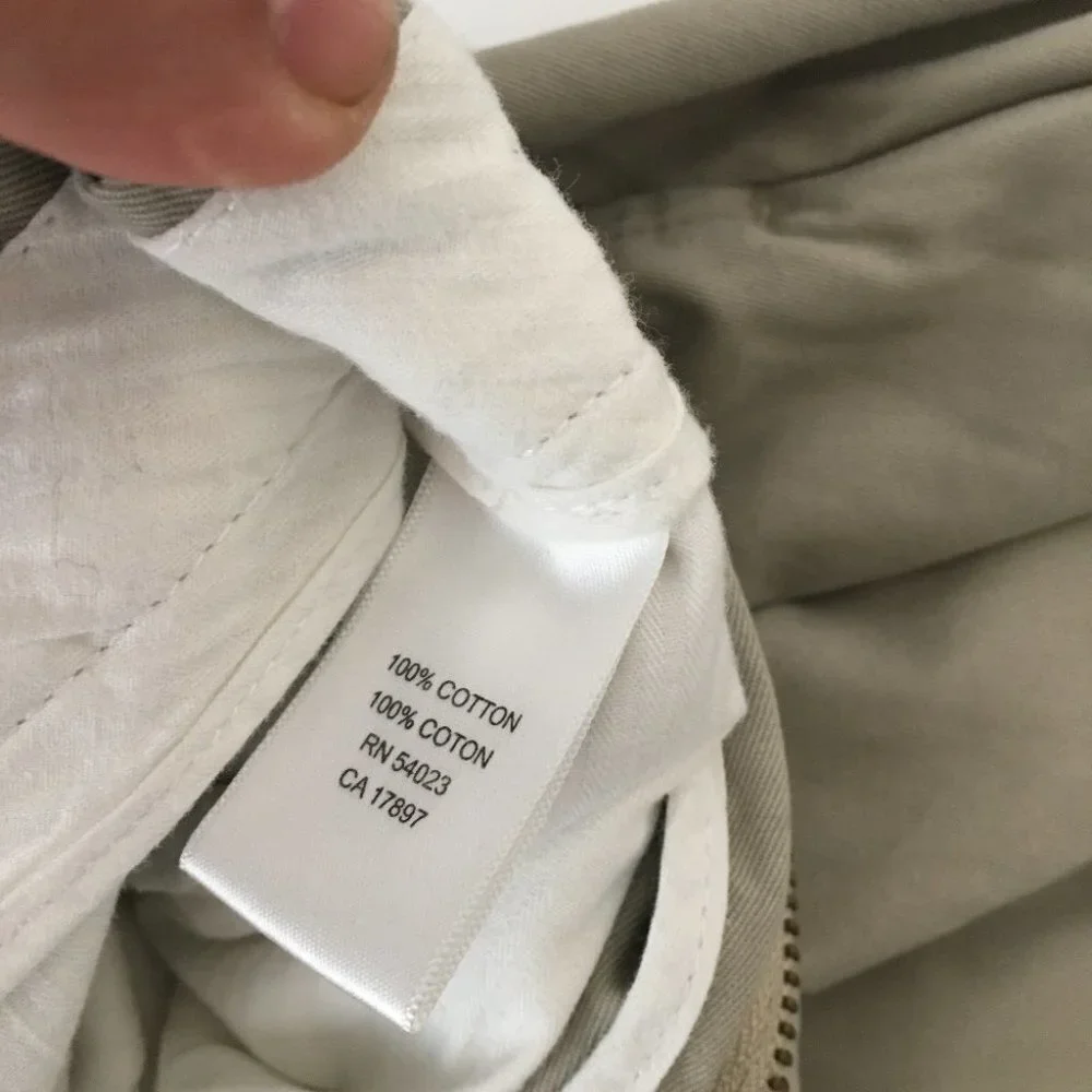 Cream Banana Republic Pants 35/30
